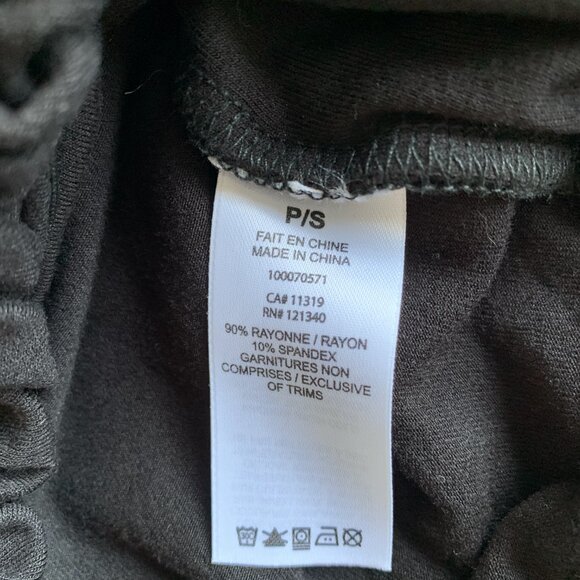 Long Sleeve Black Bra Style Halter Top - Picture 6 of 6